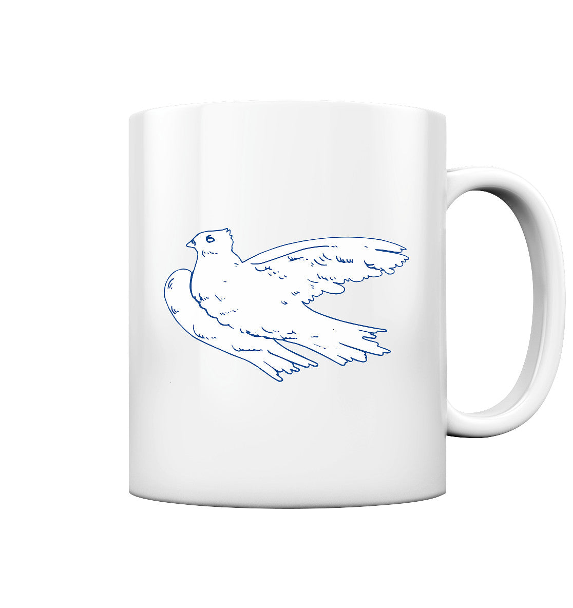 DDR Ostalgie Tasse •  DDR - KLEINE WEISSE FRIEDENSTAUBE