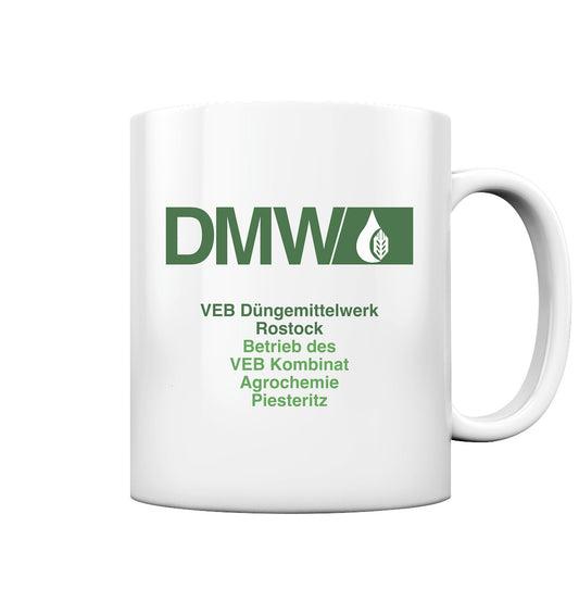 DDR Ostalgie Tasse • VEB DÜNGEMITTELWERK ROSTOCK