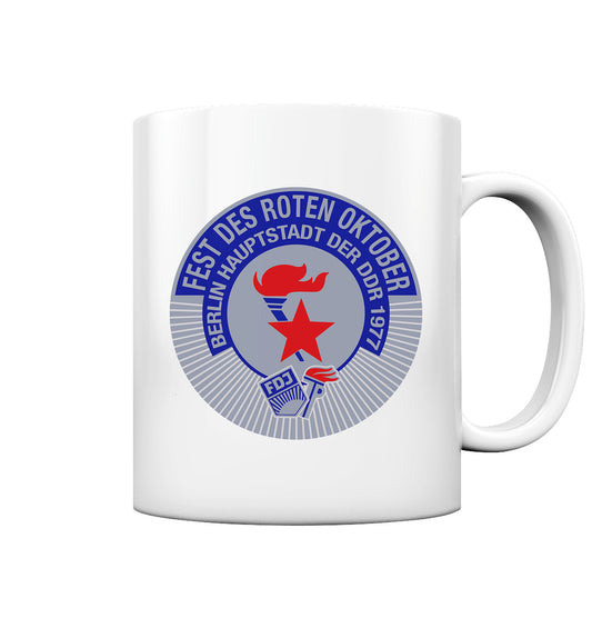 DDR Ostalgie Tasse • FEST DES ROTEN OKTOBER 1977