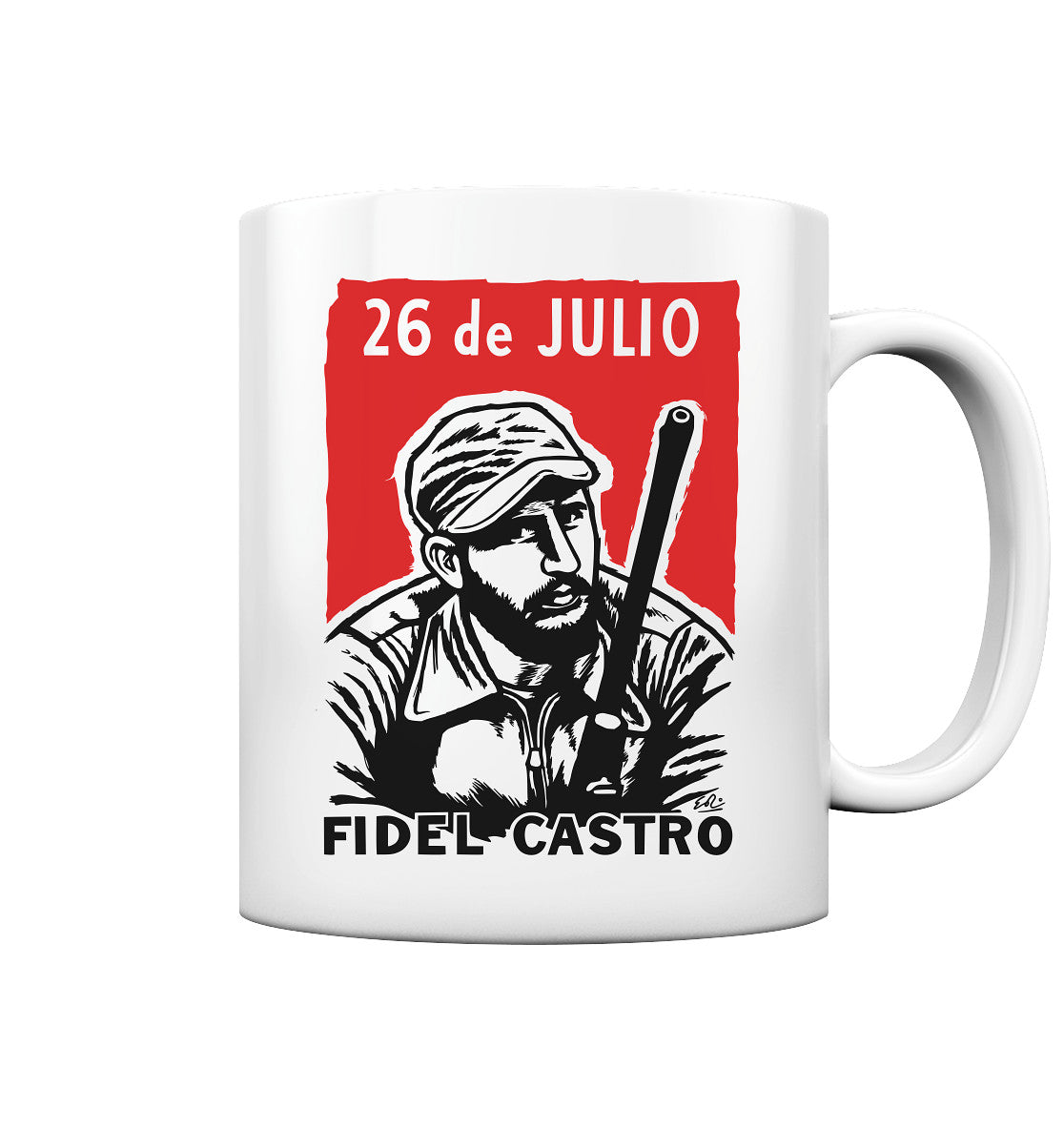 DDR Ostalgie Tasse • FIDEL CASTRO - BEWEGUNG DES 26. JULI