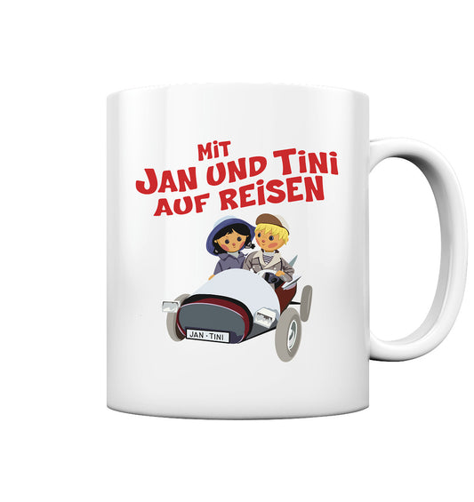 DDR Ostalgie Tasse • MIT JAN UND TINI AUF REISEN