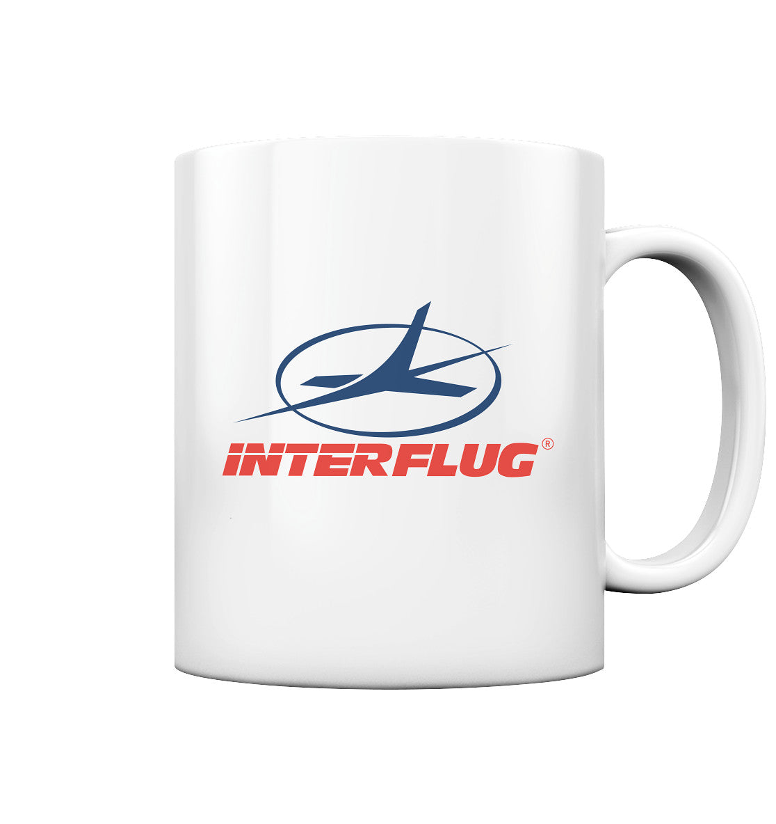 DDR Ostalgie Tasse • DDR INTERFLUG LOGO