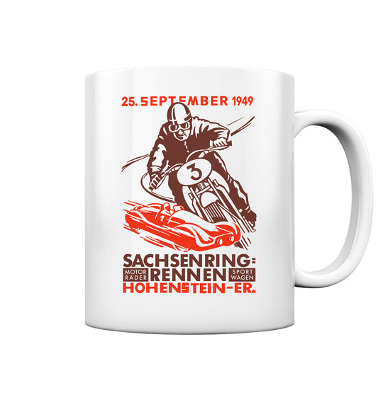 DDR Ostalgie Tasse • SACHSENRING-RENNEN 1949