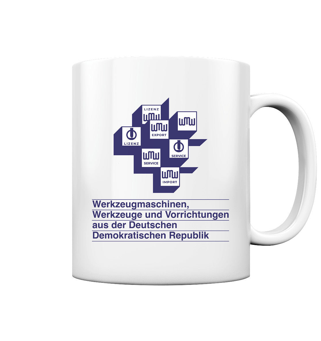 DDR Ostalgie Tasse • WMW WERKZEUGMASCHINEN DER DDR