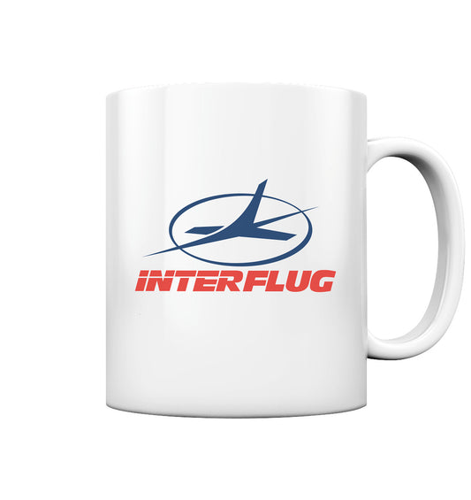 DDR Ostalgie Tasse •  DDR INTERFLUG LOGO