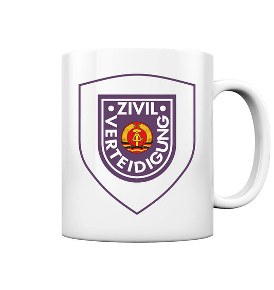 DDR Ostalgie Tasse •  DDR ZIVILVERTEIDIGUNG