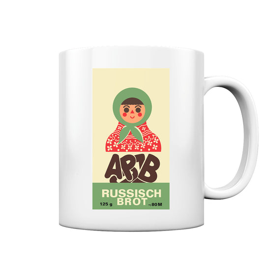 DDR Ostalgie Tasse • RUSSISCH BROT