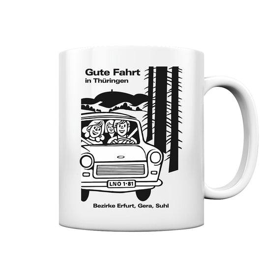DDR Ostalgie Tasse • GUTE FAHRT IN THÜRINGEN