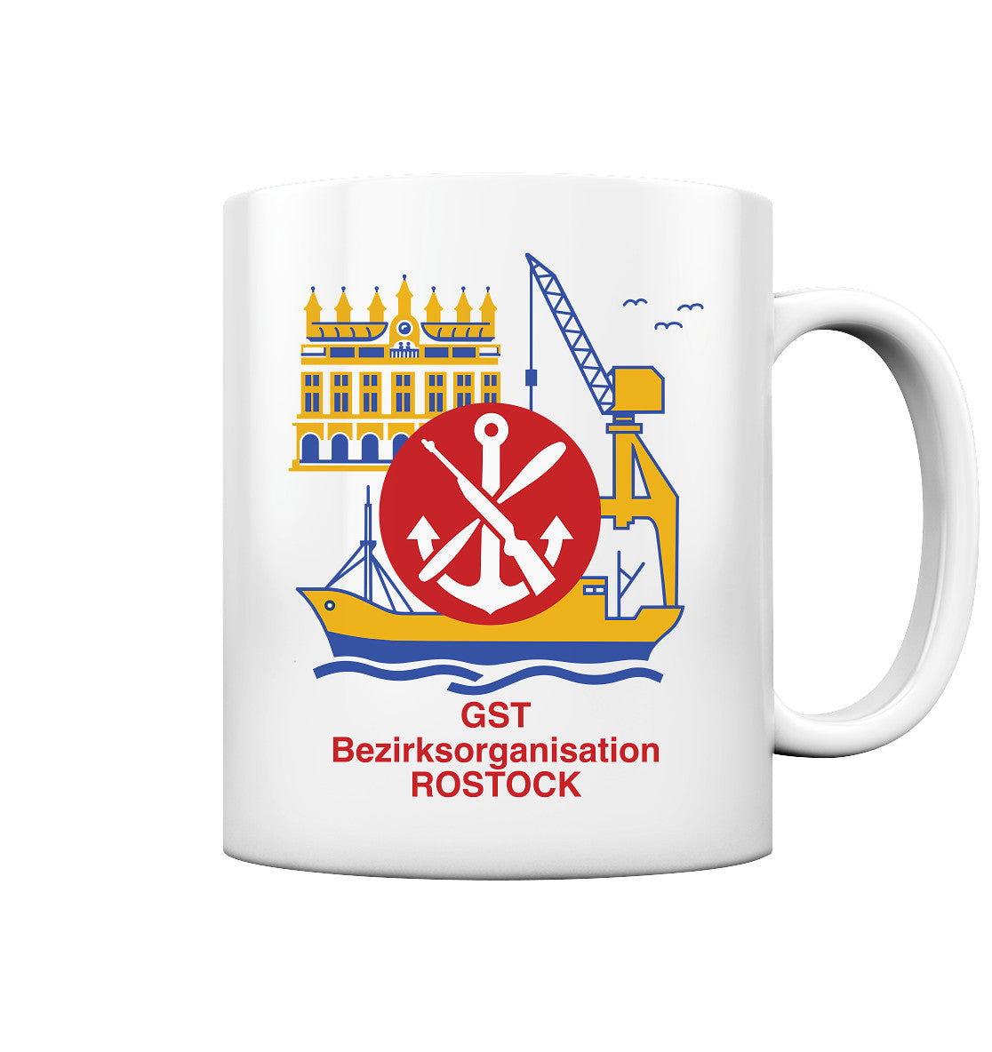 DDR Ostalgie Tasse • GST ROSTOCK