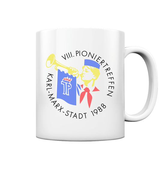 DDR Ostalgie Tasse • 8. PIONIERTREFFEN KARL-MARX-STADT