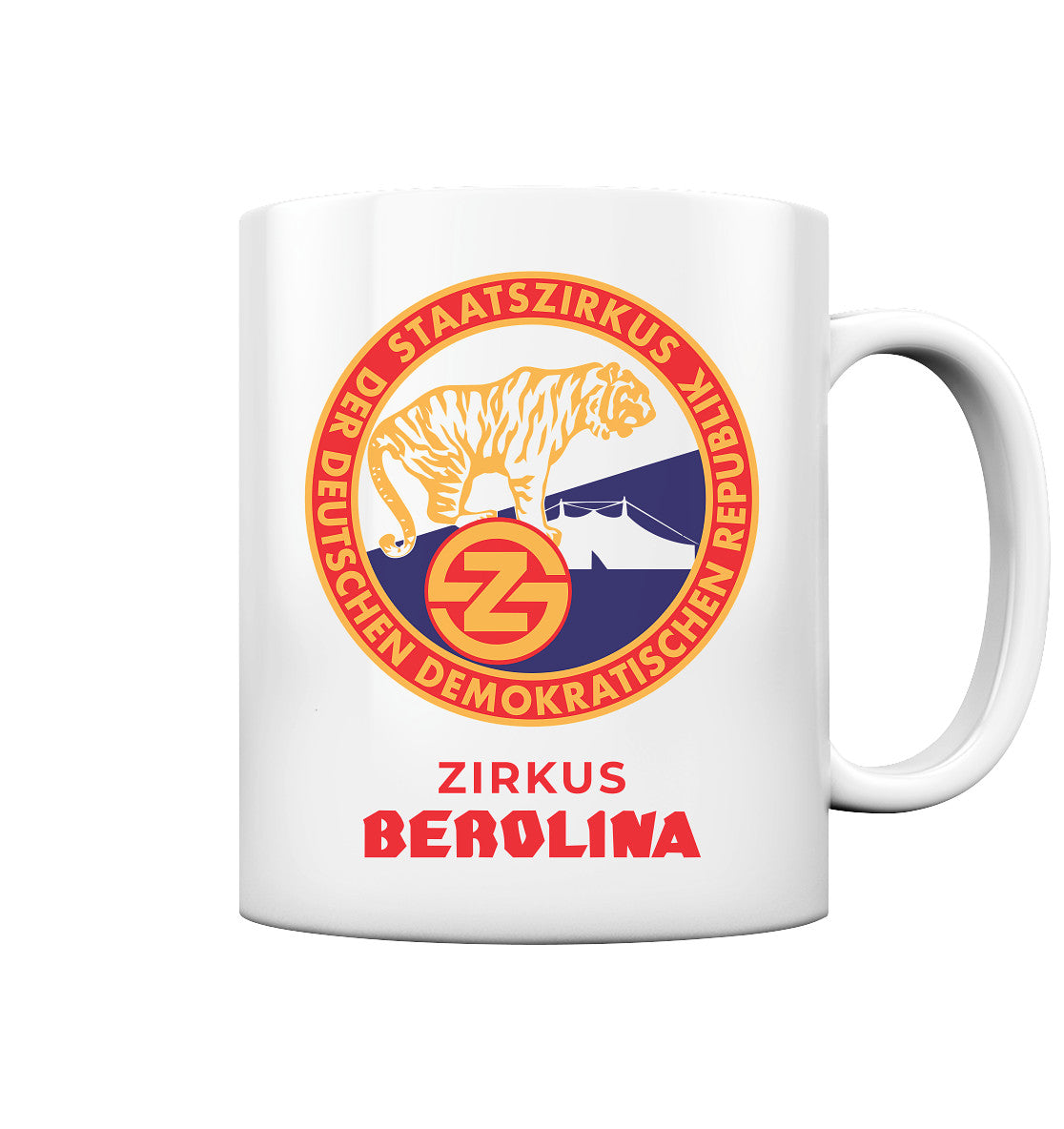 DDR Ostalgie Tasse • DDR STAATSZIRKUS BEROLINA