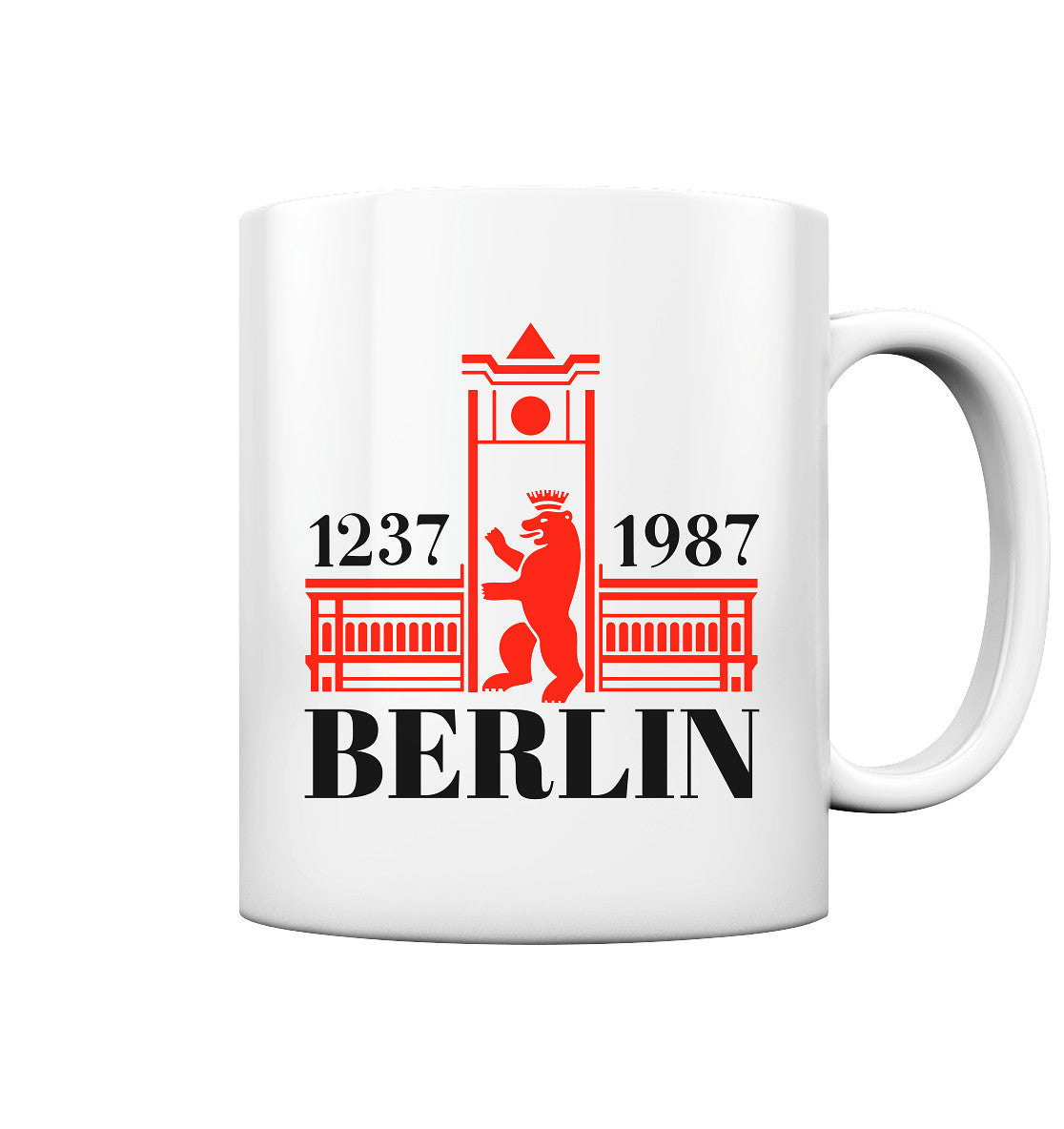 DDR Ostalgie Tasse • BERLIN 1237-1987