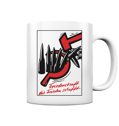 DDR Ostalgie Tasse • FRIEDENSKRAFT DIE FRIEDEN SCHAFFT