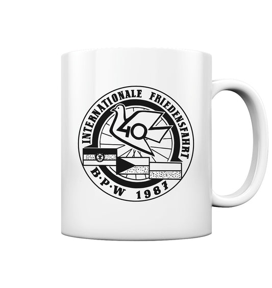 DDR Ostalgie Tasse • INTERNATIONALE FRIEDENSFAHRT 1987