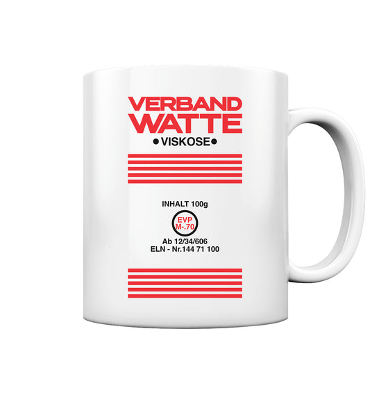 DDR Ostalgie Tasse • VERBAND WATTE VISKOSE