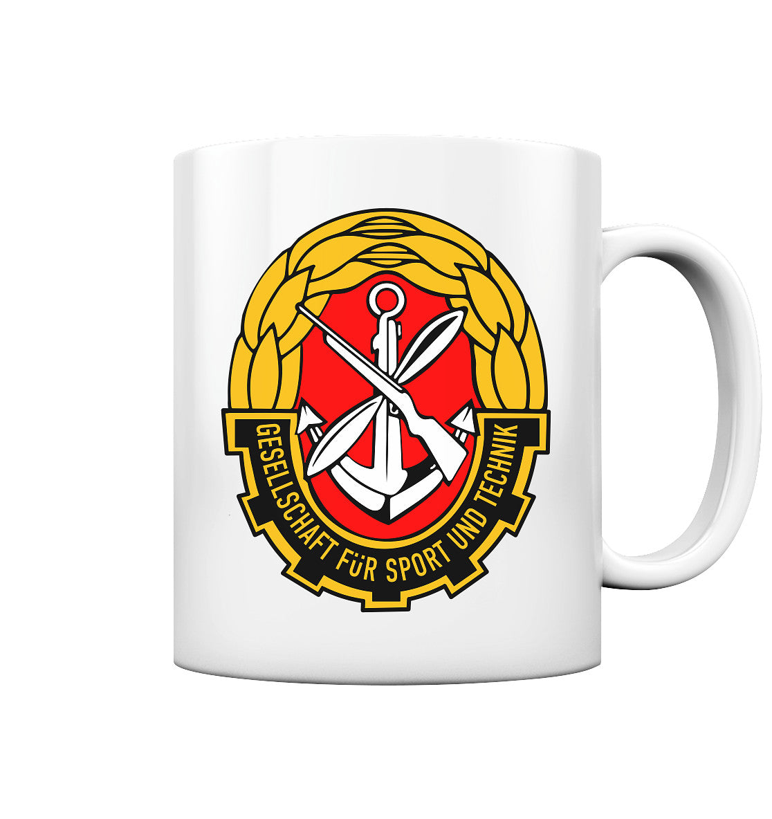DDR Ostalgie Tasse • GST - GESELLSCHAFT FÜR SPORT UND TECHNIK