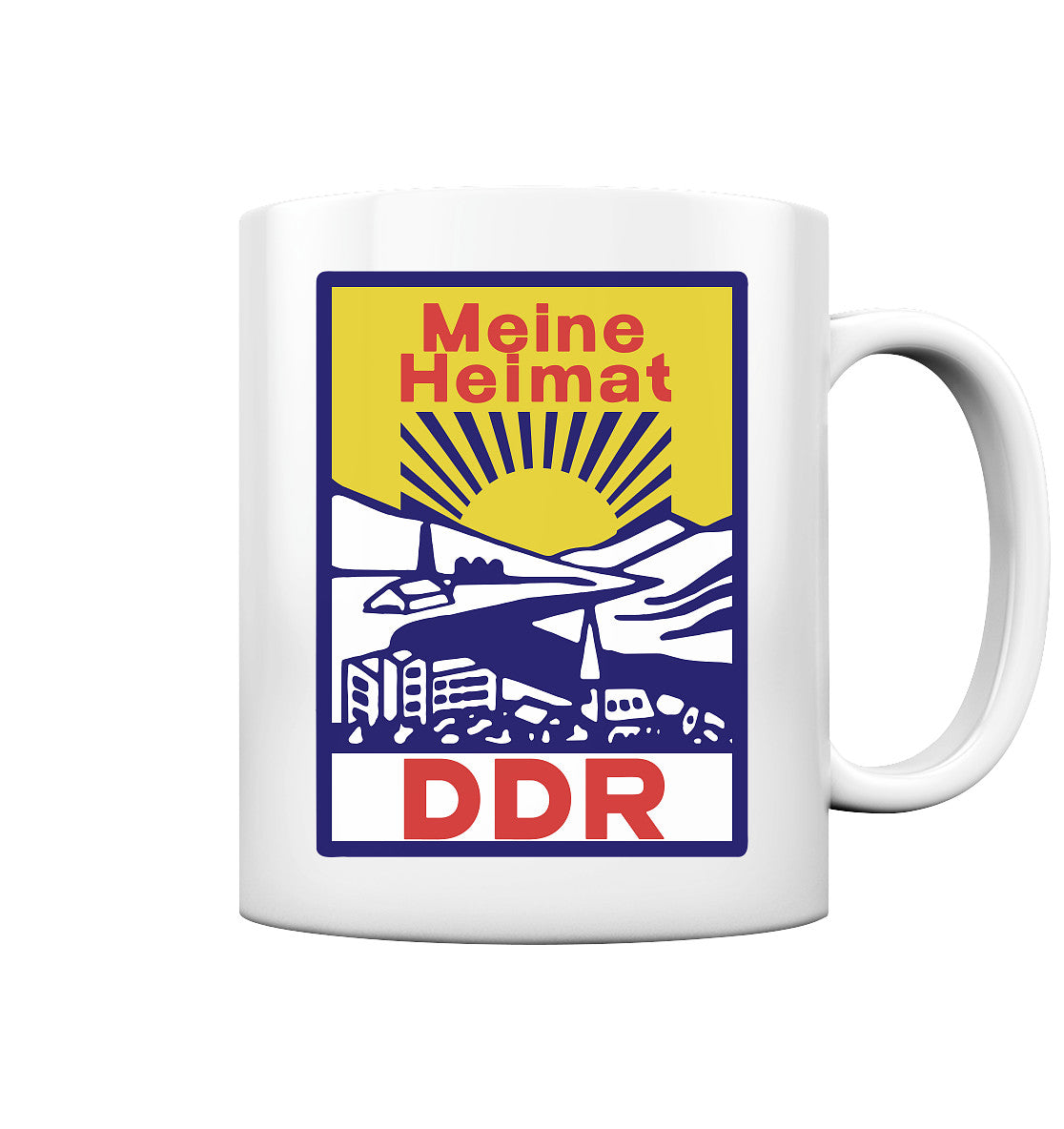 DDR Ostalgie Tasse • MEINE HEIMAT DDR