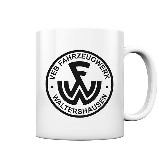 DDR Ostalgie Tasse • VEB FAHRZEUGWERK WALTERSHAUSEN