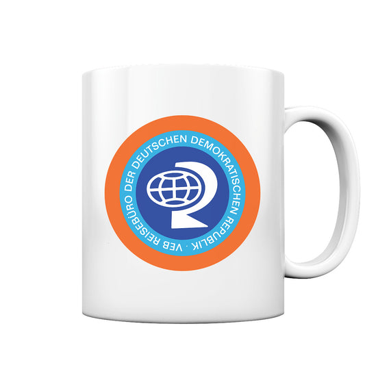 DDR Ostalgie Tasse • VEB REISEBÜRO DER DDR