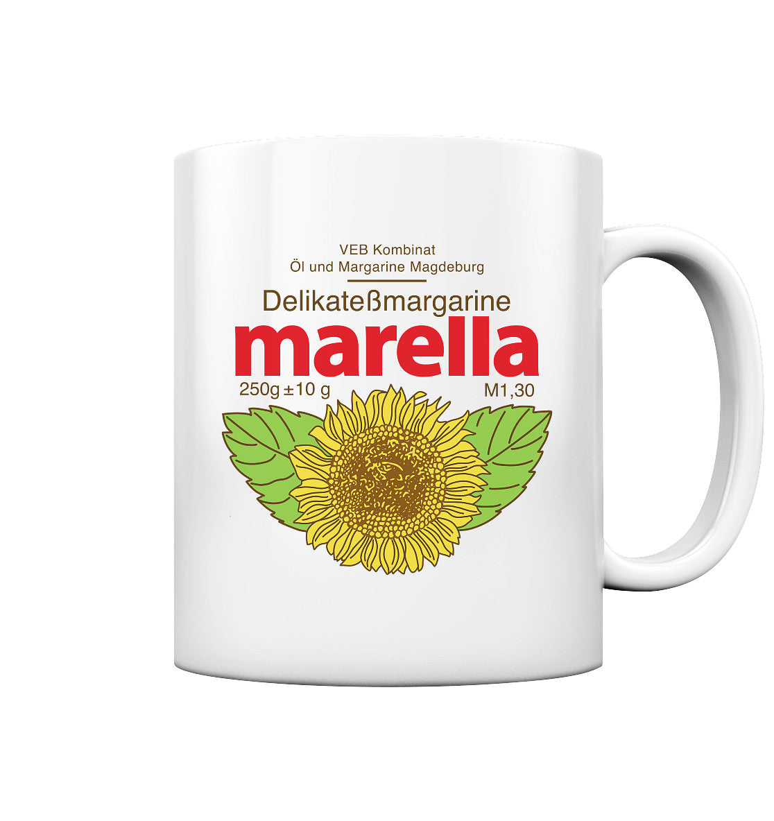 DDR Ostalgie Tasse • MARELLA MARGARINE - VEB KOMBINAT ÖL MAGDEBURG