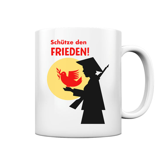 DDR Ostalgie Tasse • SCHÜTZE DEN FRIEDEN! SOLIDARITÄT MIT VIETNAM