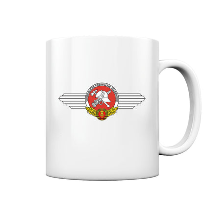 DDR Ostalgie Tasse • VORBILDLICHE FREIWILLIGE FEUERWEHR DER DDR