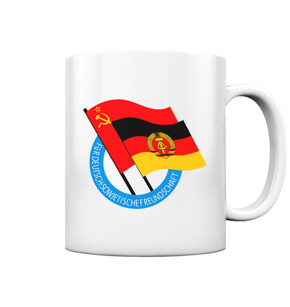 DDR Ostalgie Tasse • DEUTSCH SOWJETISCHE FREUNDSCHAFT