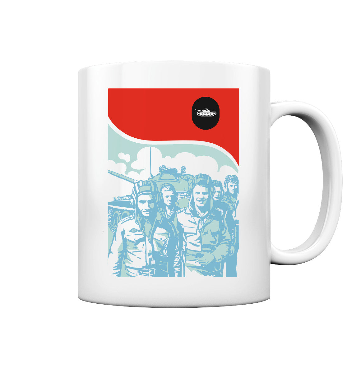 DDR Ostalgie Tasse • NVA - PANZERDIVISION (ORIGINAL-PLAKAT)