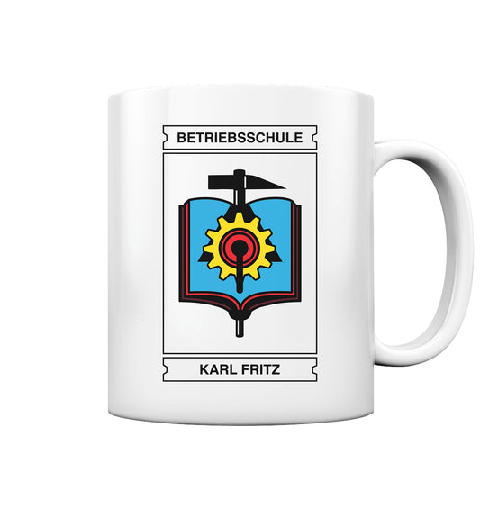 DDR Ostalgie Tasse • BETRIEBSSCHULE KARL FRITZ WISMAR