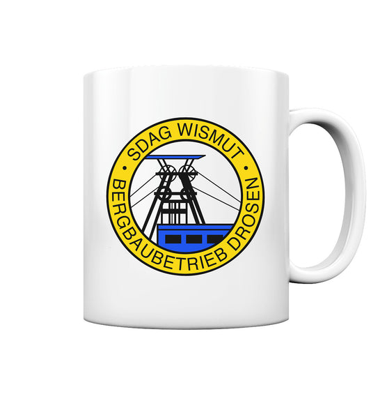 DDR Ostalgie Tasse • SDAG WISMUT - DROSEN