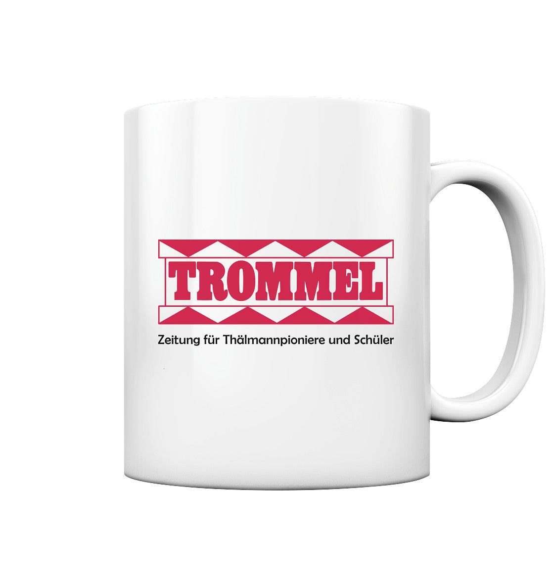 DDR Ostalgie Tasse • PIONIERZEITUNG TROMMEL