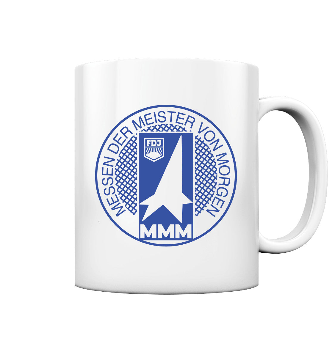 DDR Ostalgie Tasse • MMM - MESSEN DER MEISTER VON MORGEN (FDJ)