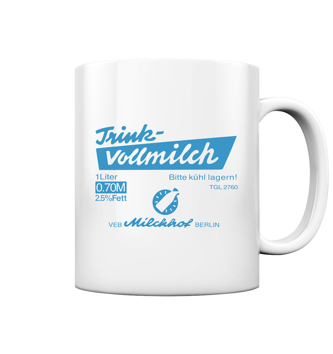 DDR Ostalgie Tasse • TRINK-VOLLMILCH