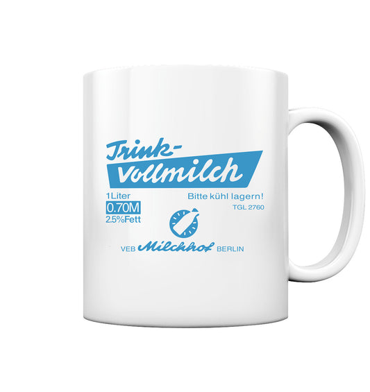 DDR Ostalgie Tasse • TRINK-VOLLMILCH