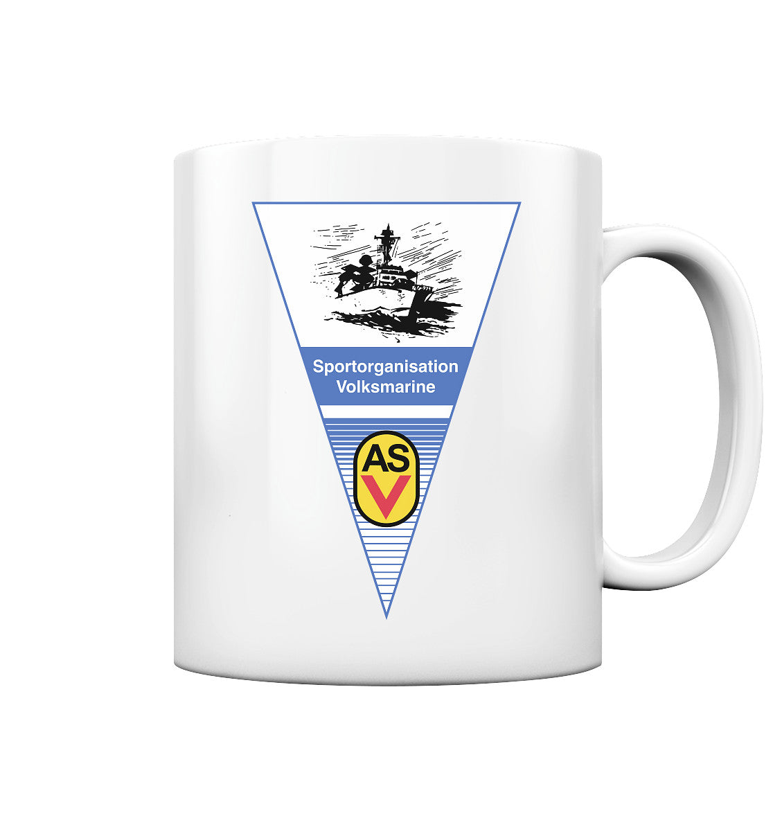 DDR Ostalgie Tasse • ASV SPORTORGANISATION VOLKSMARINE