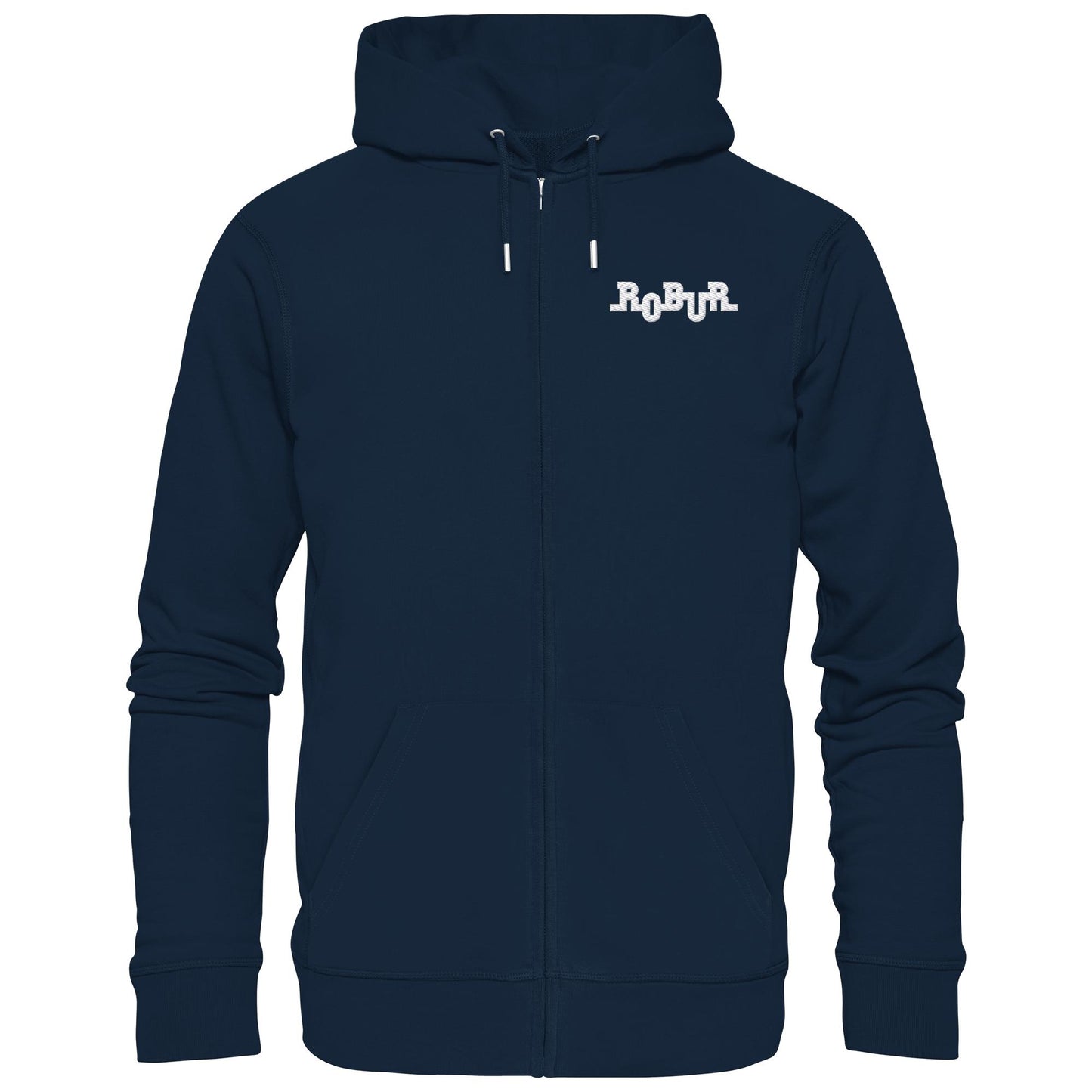 DDR Ostalgie Kapuze / Zipper Hoodie bestickt • ROBUR