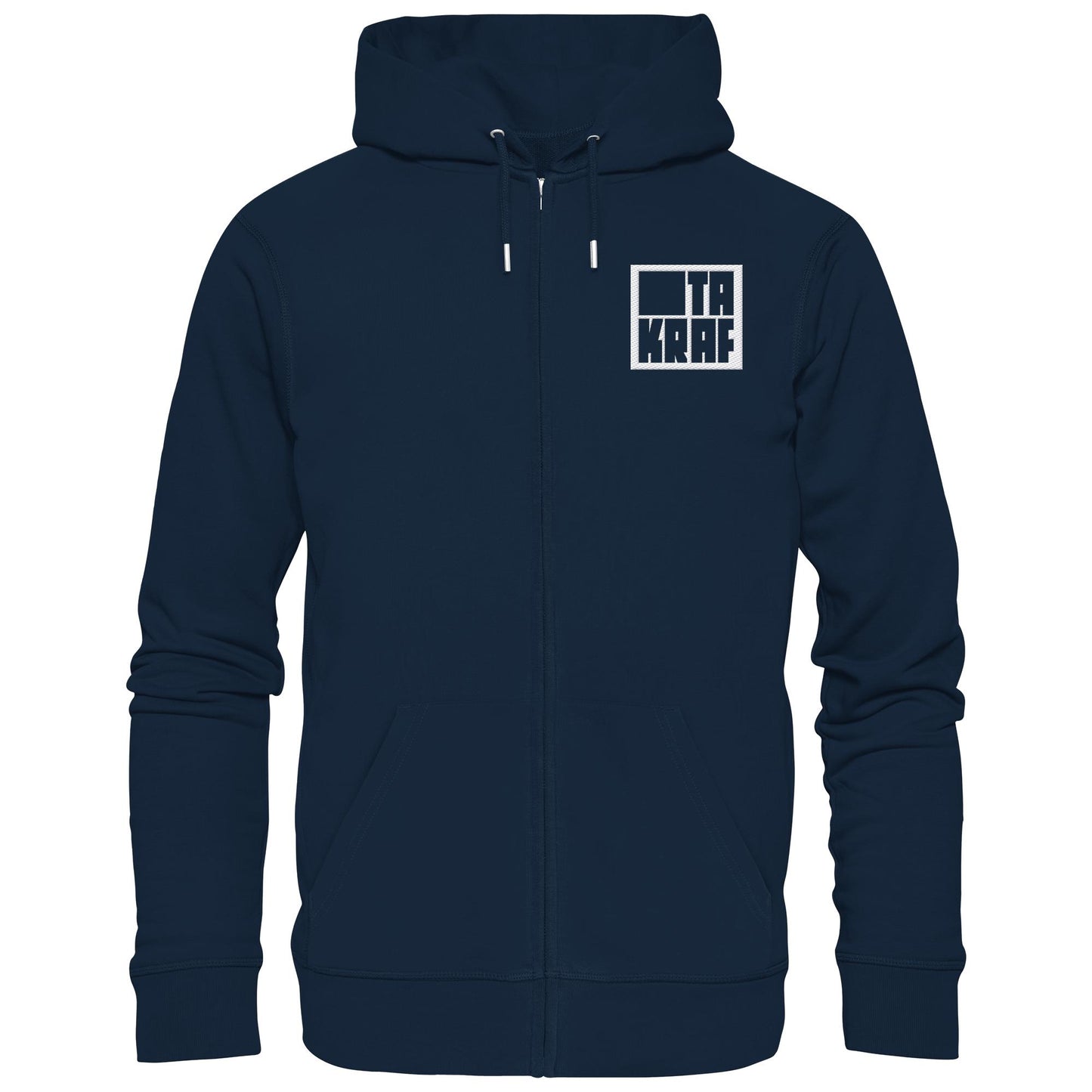 DDR Ostalgie Kapuze / Zipper Hoodie bestickt • TAKRAF