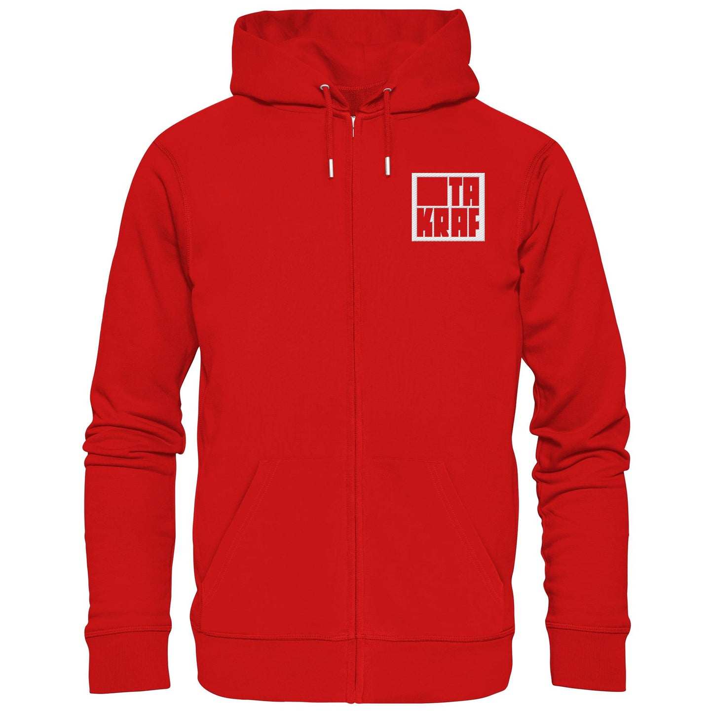 DDR Ostalgie Kapuze / Zipper Hoodie bestickt • TAKRAF
