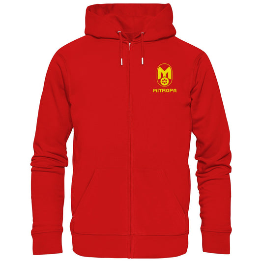 DDR Ostalgie Kapuze / Zipper Hoodie bestickt • MITROPA