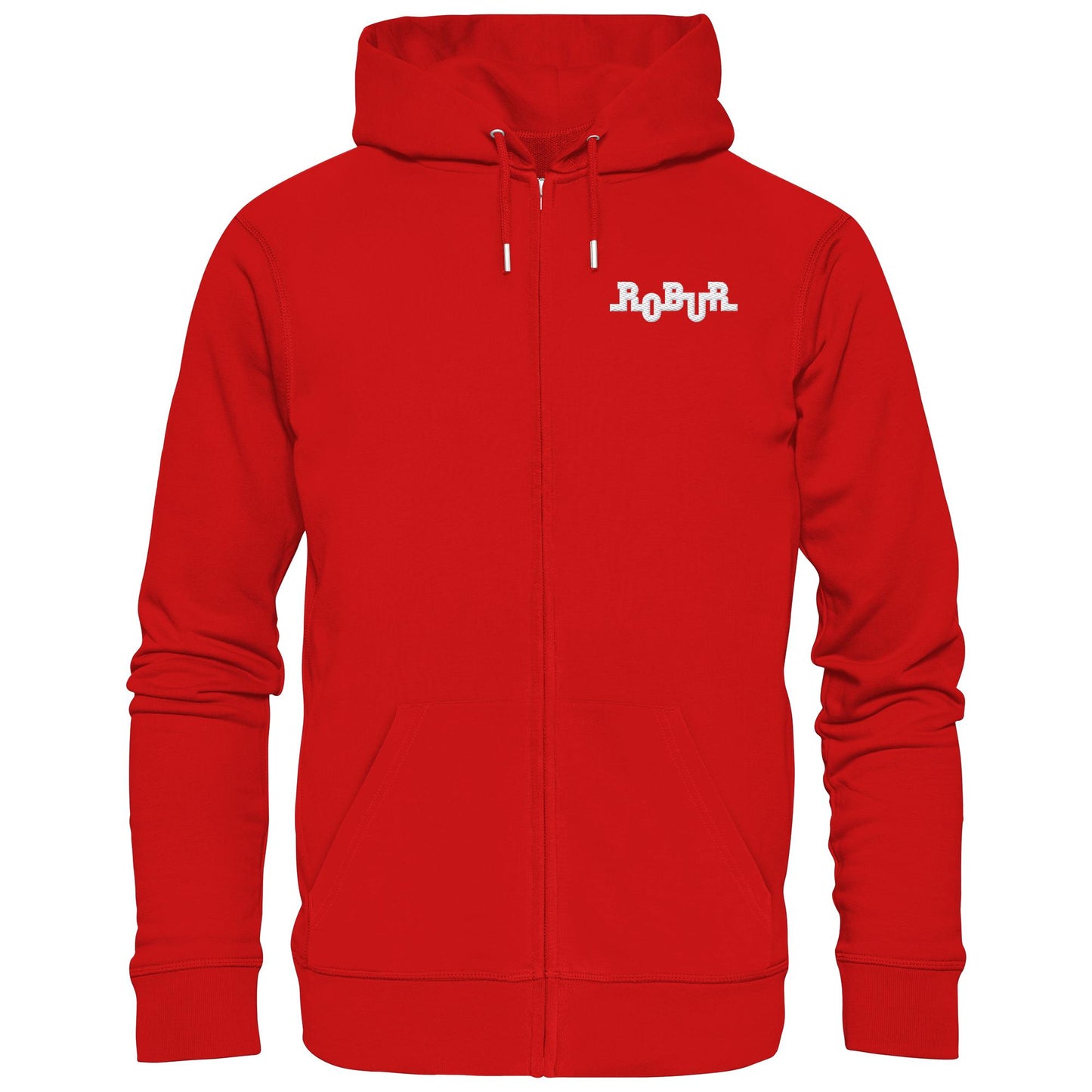 DDR Ostalgie Kapuze / Zipper Hoodie bestickt • ROBUR