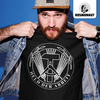 DDR Ostalgie Shirt Unisex • HELD DER ARBEIT - ORIGINALMEDAILLE