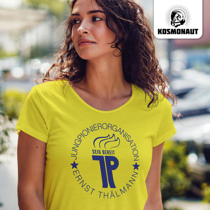 DDR Ostalgie Shirt Mädels • JUNGE PIONIERE - LOGO hell