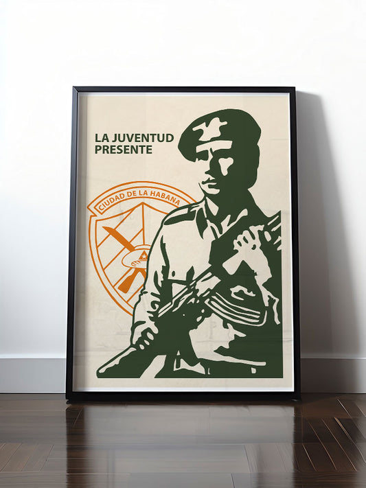 Historisches DDR Poster (A4 | A3 | A2 | A1) • KUBA: LA JUVENTUD PRESENTE