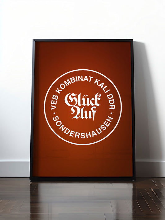 Historisches DDR Poster (A4 | A3 | A2 | A1) • VEB KOMBINAT KALI SONDERSHAUSEN