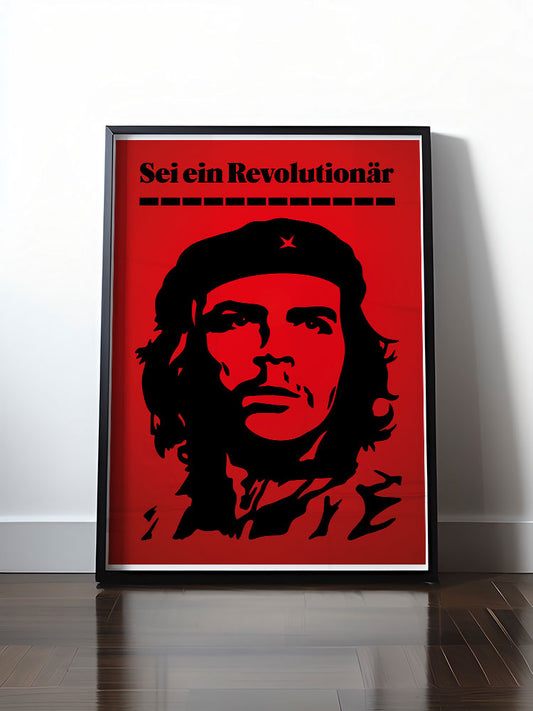 Historisches DDR Poster (A4 | A3 | A2 | A1) • SEI EIN REVOLUTIONÄR - CHE GUEVARA (DDR ORIGINAL-PLAKAT)