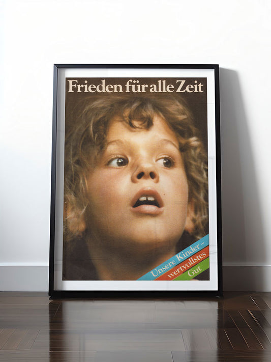 Historisches DDR Poster (A4 | A3 | A2 | A1) • FRIEDEN FÜR ALLE ZEIT