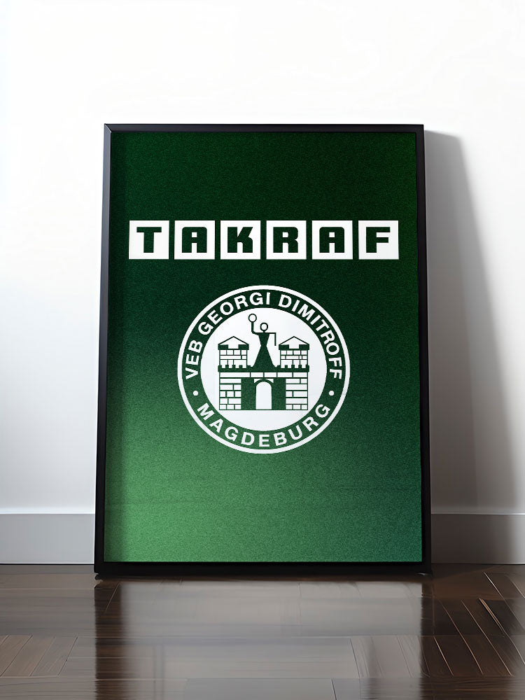Historisches DDR Poster (A4 | A3 | A2 | A1) • TAKRAF - VEB GEORGI DIMITROFF MAGDEBURG