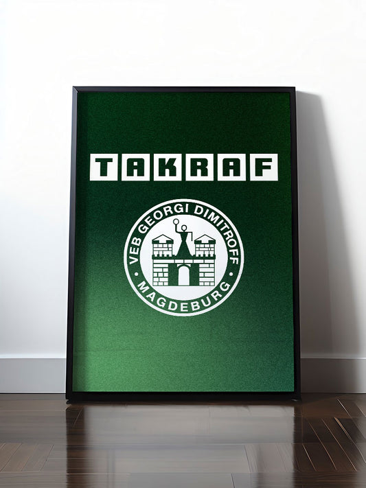 Historisches DDR Poster (A4 | A3 | A2 | A1) • TAKRAF - VEB GEORGI DIMITROFF MAGDEBURG