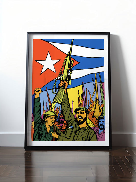 Historisches DDR Poster (A4 | A3 | A2 | A1) • KUBA: VIVA!