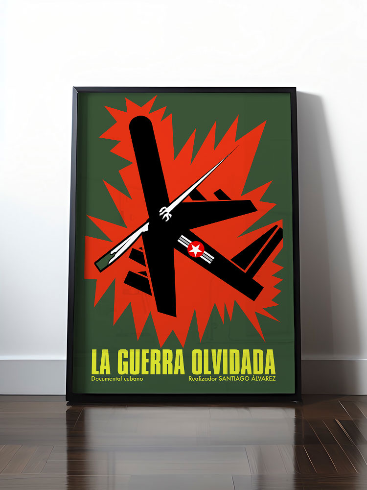 Historisches DDR Poster (A4 | A3 | A2 | A1) •  KUBA - LA GUERRA OLVIDADA (ORIGINAL POSTER)